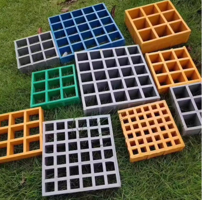 Solar Power FRP Grating Panels Roof Top Walkways Plastic Floor Grating Sheet Panel