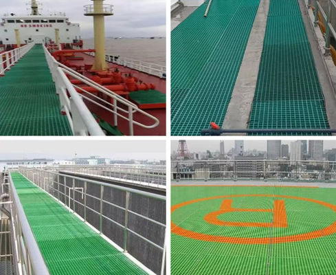 GRP Landscaping Grids frp moulded grating Swimming Pool Overflow Grating Different Mesh Size