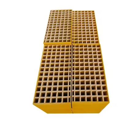 Flame Retarddant Fiberglass Frp Walkway Grating pultrusion Aging Resistance Customized Size