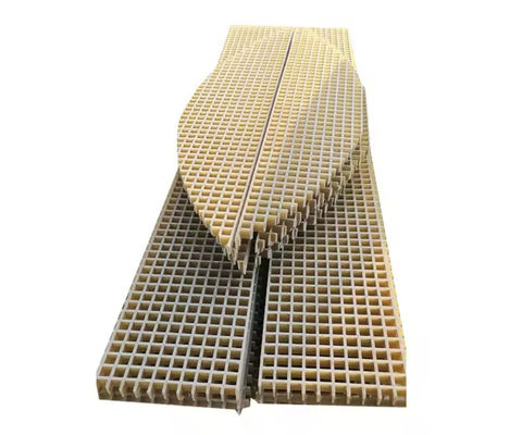 Flame Retarddant Fiberglass Frp Walkway Grating pultrusion Aging Resistance Customized Size