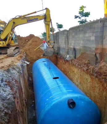 high strength Customizable FRP GRP Septic Tank for Human And Animal Feces Treatment
