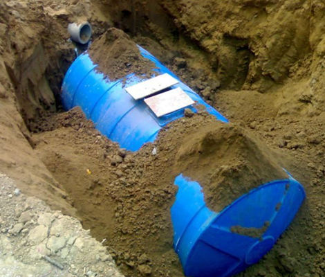 high strength Customizable FRP GRP Septic Tank for Human And Animal Feces Treatment