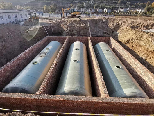 Various Sizesfrp Bio Septic Tank 1000L Filament Winding FRP / GRP Raw Material , FRP Septic Tank