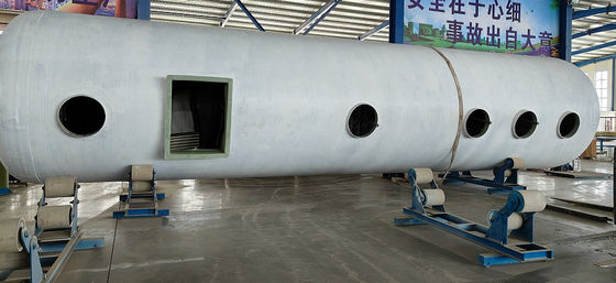 Winding FRP GRP Septic Tank With Ordinary Pressure Low Maintence Long Service Life
