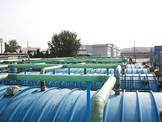 Corrosion Resistant Long Life Frp Grp Wastewater Tank Cover For Sewage Treatment System Engineering