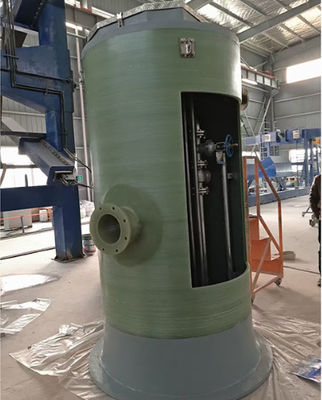 City Construcion Rainwater Commercial Sewage Lift Station FRP Integrated Lifting Pump Station