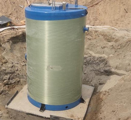 Industrial & Commercial City Construcion Sewage FRP Integrated Wastewater Lift Station FRP GRP