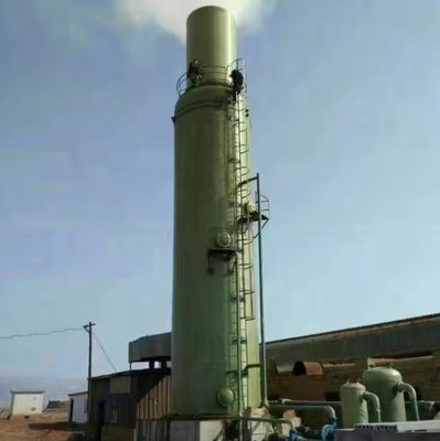 So2 Scrubbers Wet Dry Scrubber Ammonia Absorption Frp Spray Tower For Waste Gas