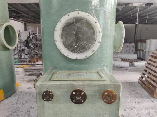High Strength FRP Purification Absorption Tower For Acid Alkali Mist
