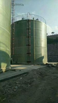 Easy Installation Durable FRP Tanks And Vessels With Drain Valve Accessories