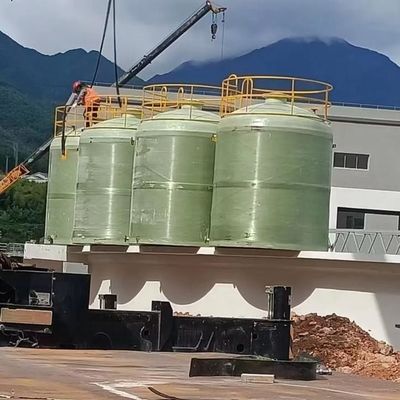 Corrosion Resistance FRP Storage Tank with Drain Valve Easy Installation And Durable Sample Provided