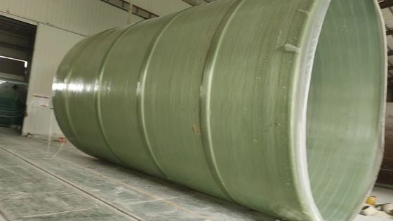 High Temperature Reinforced Fiberglass Pipe Customized Normal Temperature