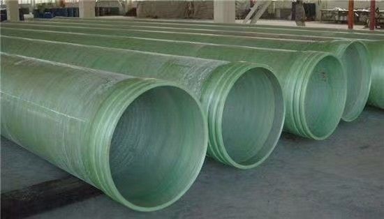 High Temperature Reinforced Fiberglass Pipe Customized Normal Temperature
