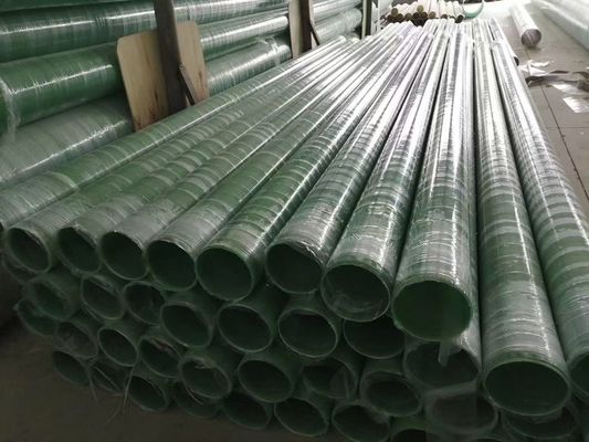 Tubo de FRP leve processado por enrolamento de filamentos para durabilidade e eficiência