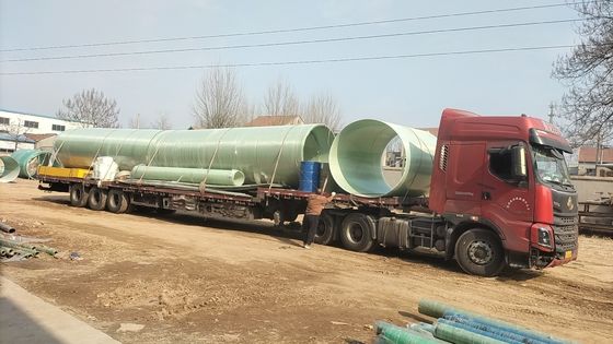 Technique Filament Winding Fiber Reinforced Polymer Pipe For DN50-2000mm Diameter Range