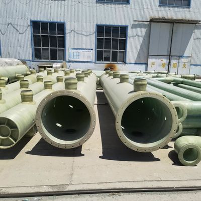 Long Lasting Durability FRP Pipe With Lightweight And Printed Flange