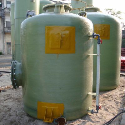 Customized Panel Thickness FRP Tanks And Vessels With Advance Communication Accessories