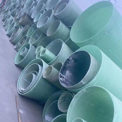 Filament Winding Reinforced Fiberglass Pipe Strong Durable For Industrial