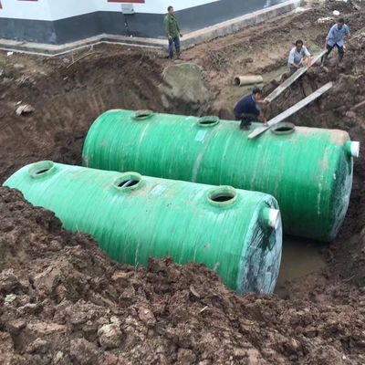 Winding Technology FRP Septic Tank For Sewage Treatment Easy Installation