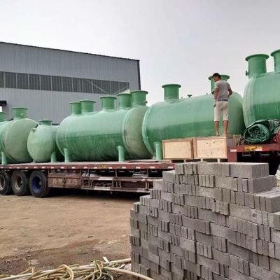 Специализированные ФРП стекловолокна усиленный полиэстер септические емкости очистка сточных вод