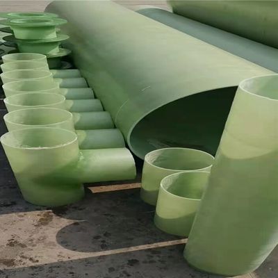 and Durable FRP Pipe Fittings for Wastewater Treatment Systems Customizable Dimensions and Colors Shandong Province